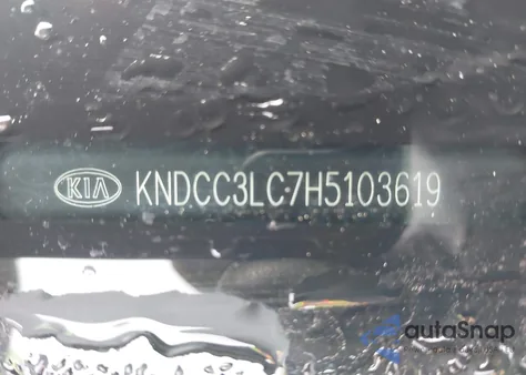 2017 Kia Niro Ex из США, поврежденный, VIN KNDCC3LC7H5103619